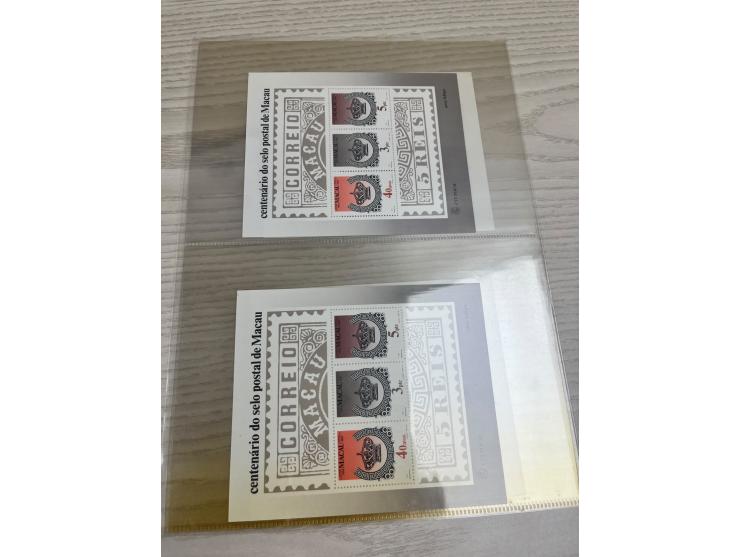 including Medicinal Plants, Butterflies, Grand Prix, Centenary of Macau Stamp and many others. With many duplicates. Mostly t